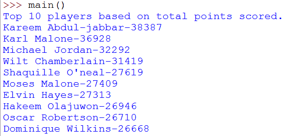 USE PYTHON PROGRAMING Note: If you are using a