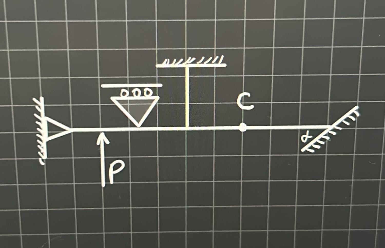 can you draw the free body diagram in this