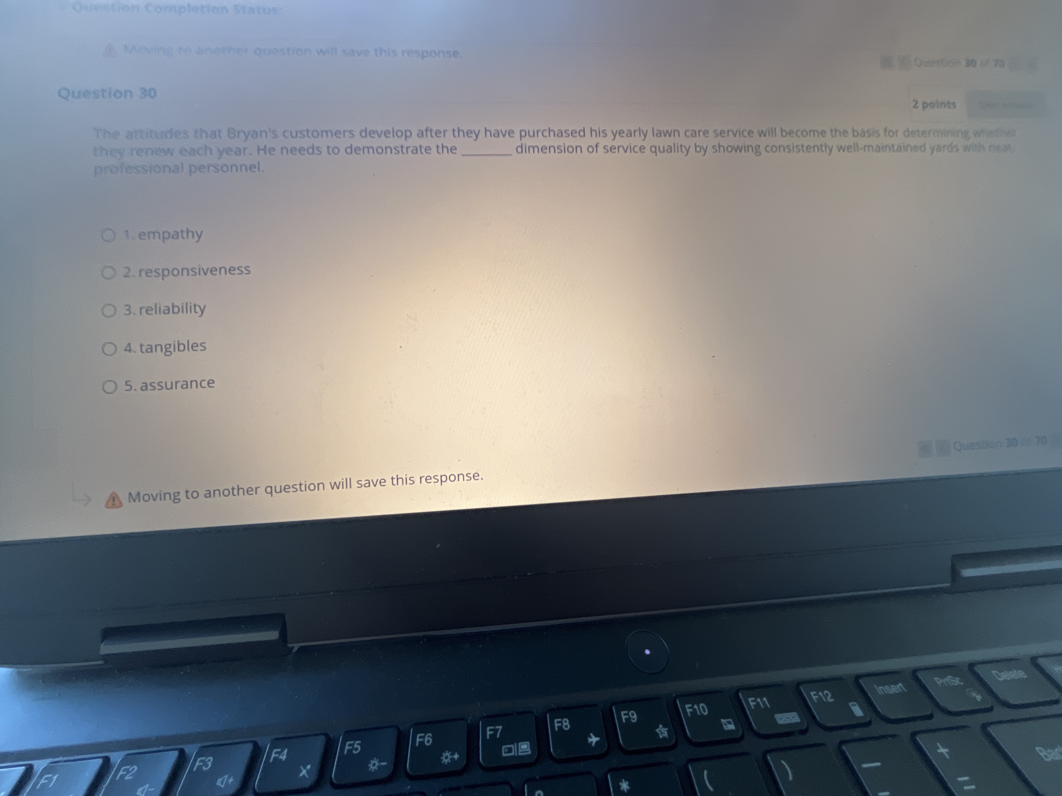 Solve Mowing to another question will save this