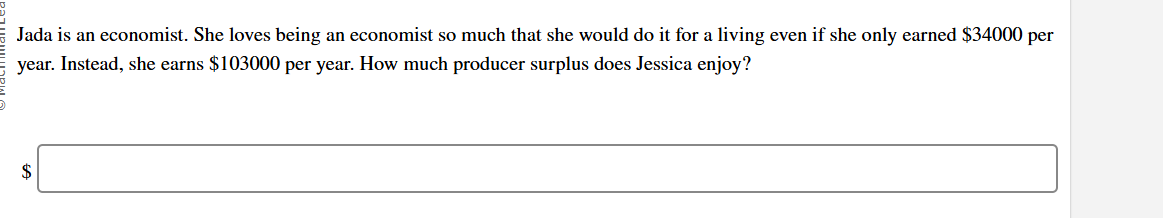 solve Jada is an economist. She loves being an