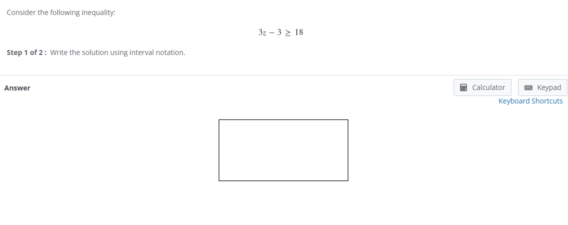 solve this equation for me Consider the following