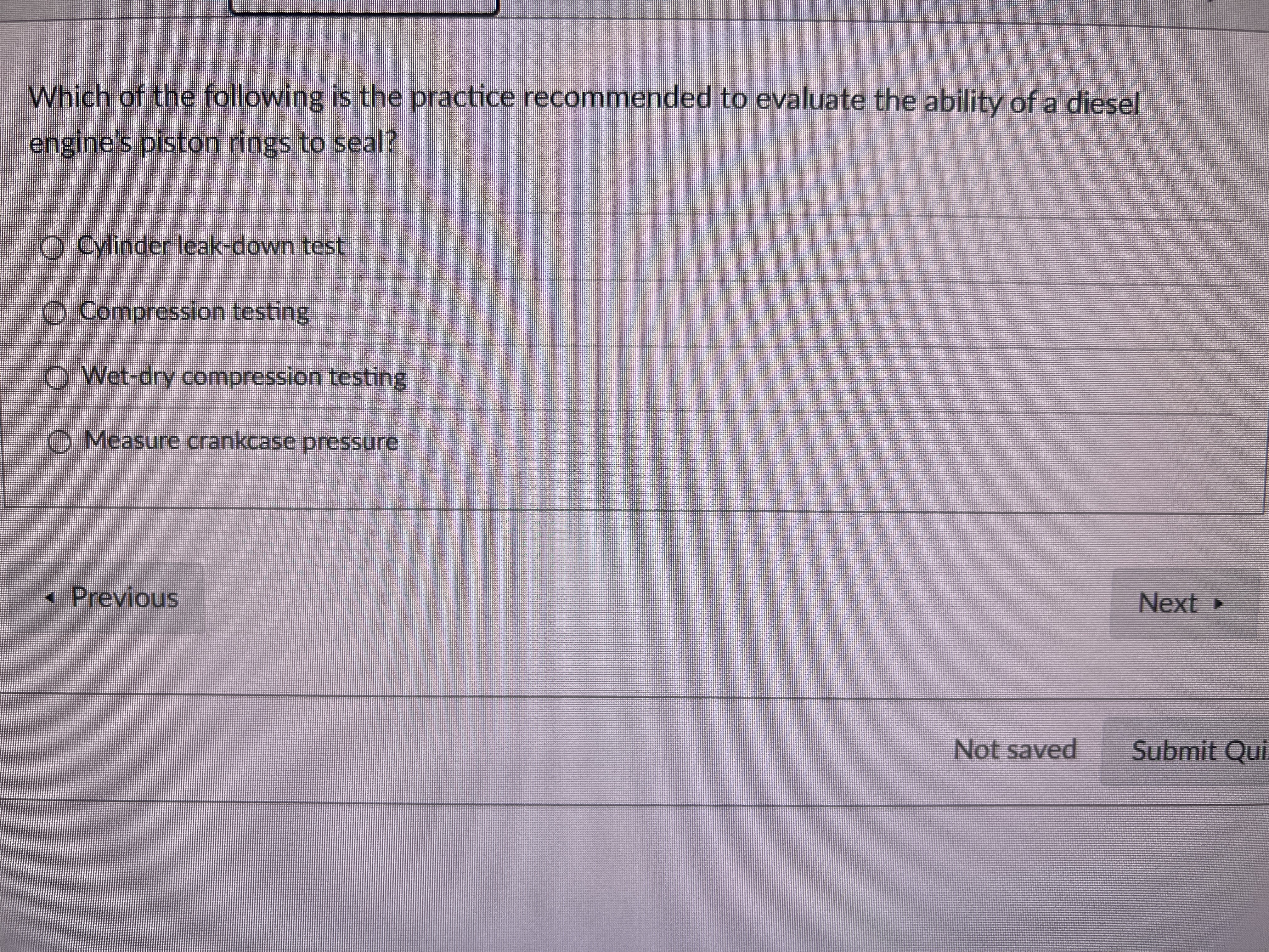 What is the correct answer Which of the following