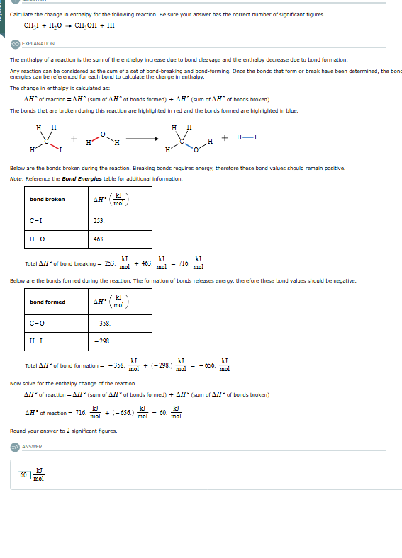 use this example to solve the problem Calculate