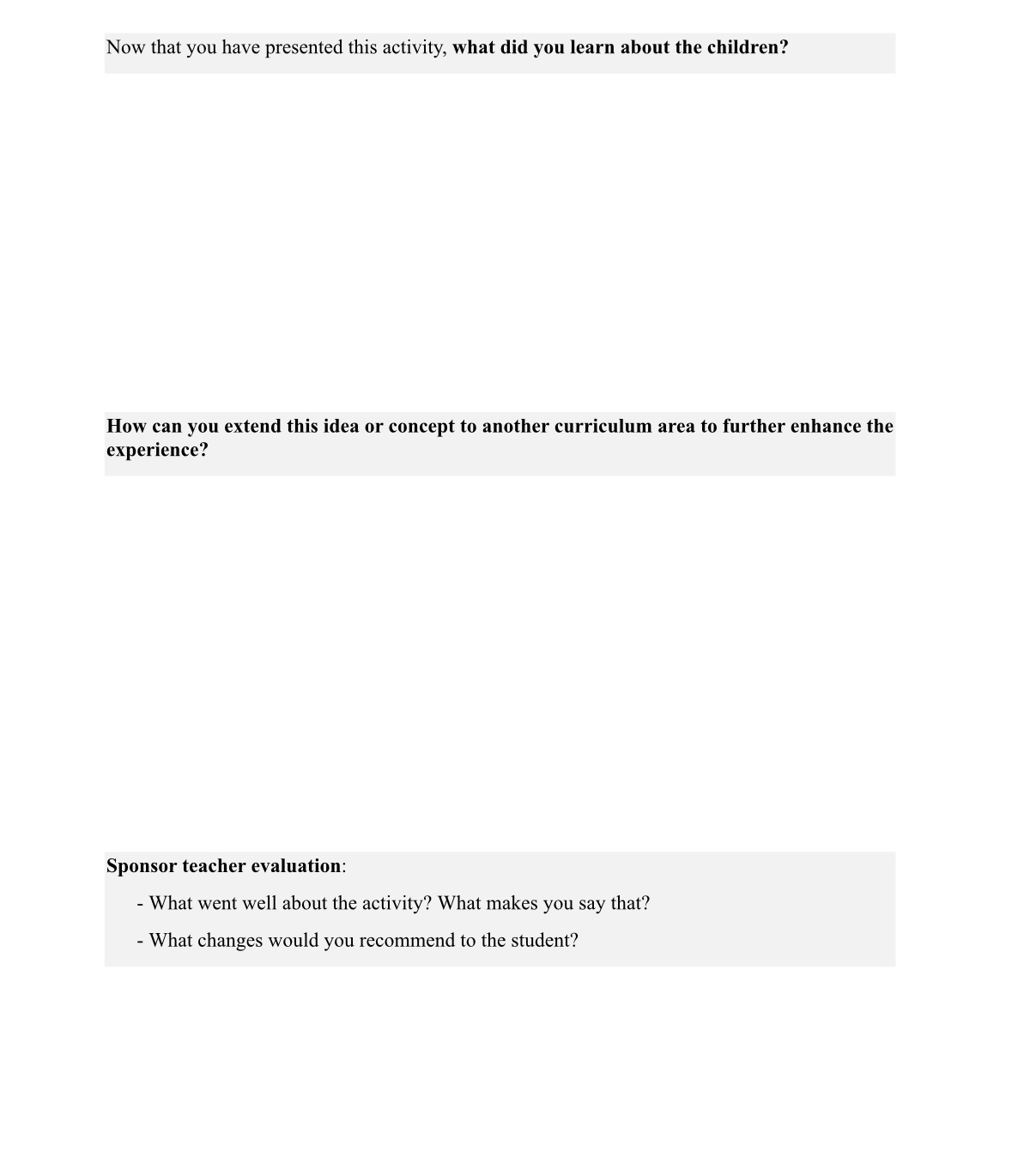 Hi Now that you have presented this activity,