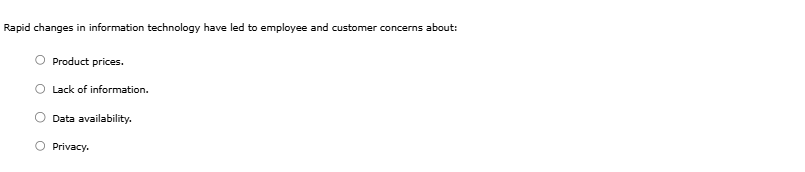 solve Rapid changes in information technology