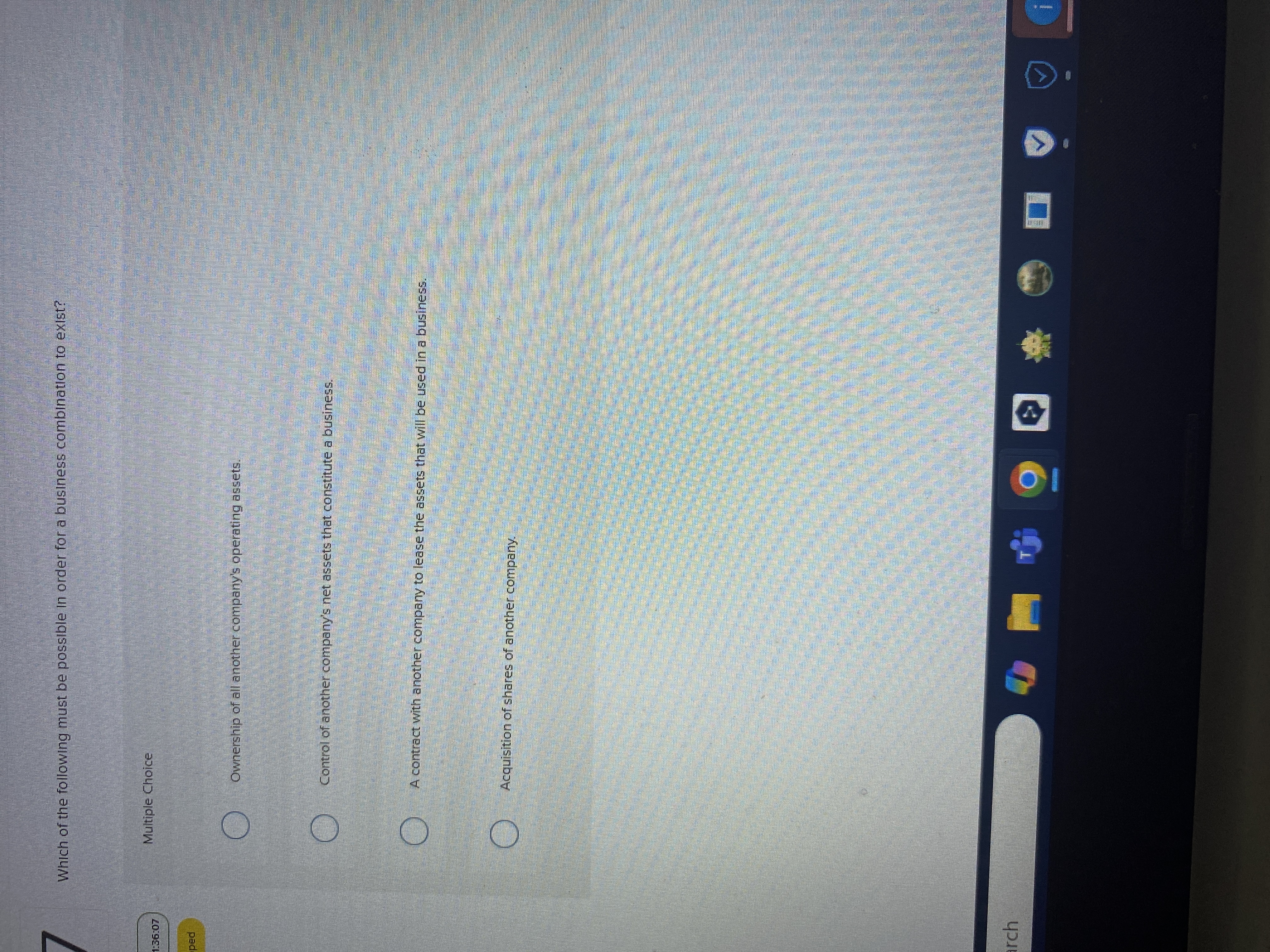 Which is correct? Which of the following must be