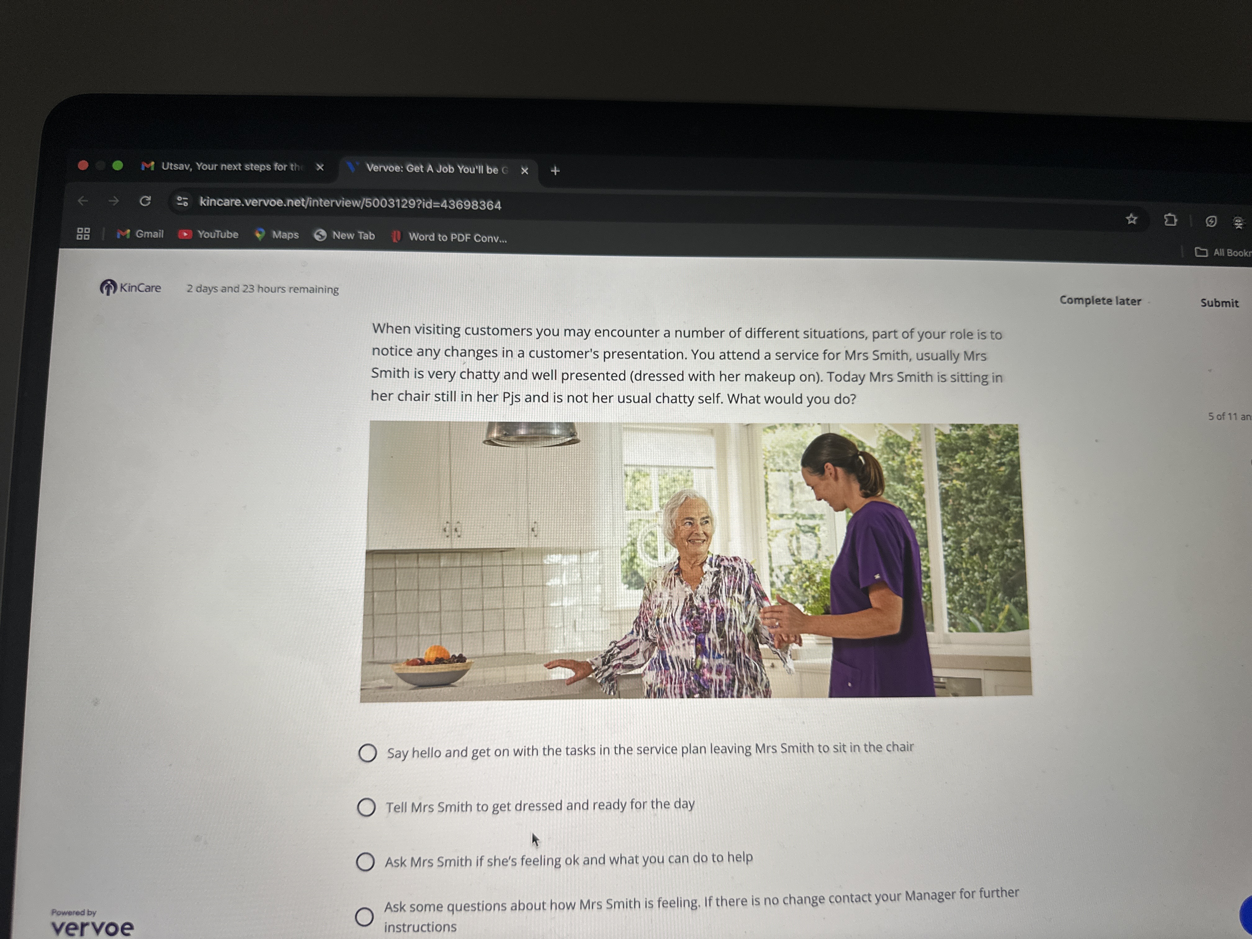 plz M Utsav, Your next steps for the Vervoe: Get