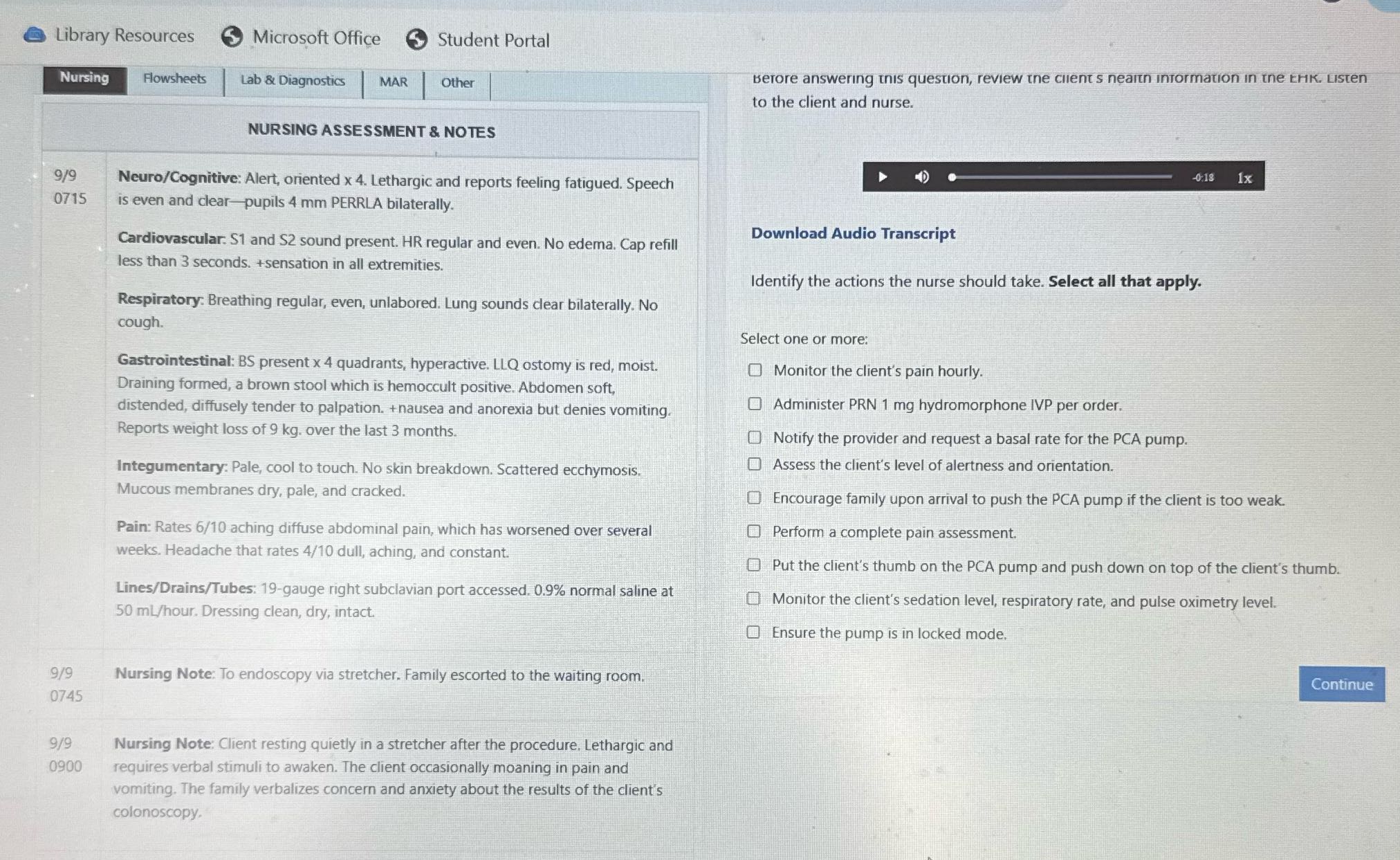Use the image and answer questions & Library