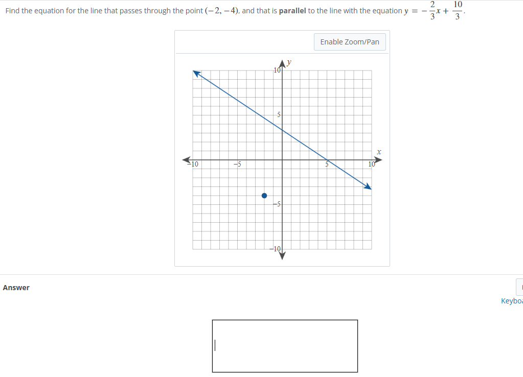 solve this 2 10 Find the equation for the line