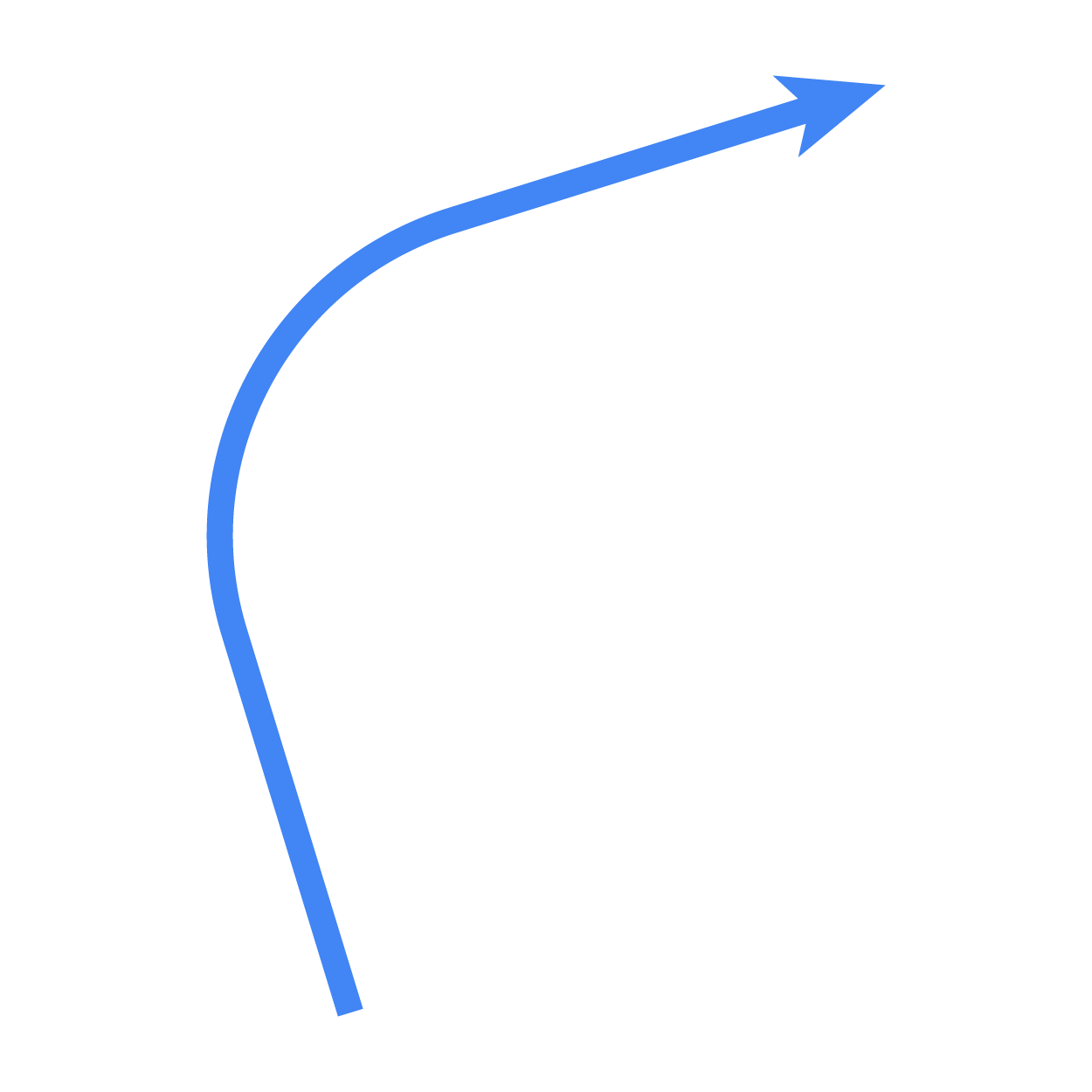 Which characteristic of line is indicated by the