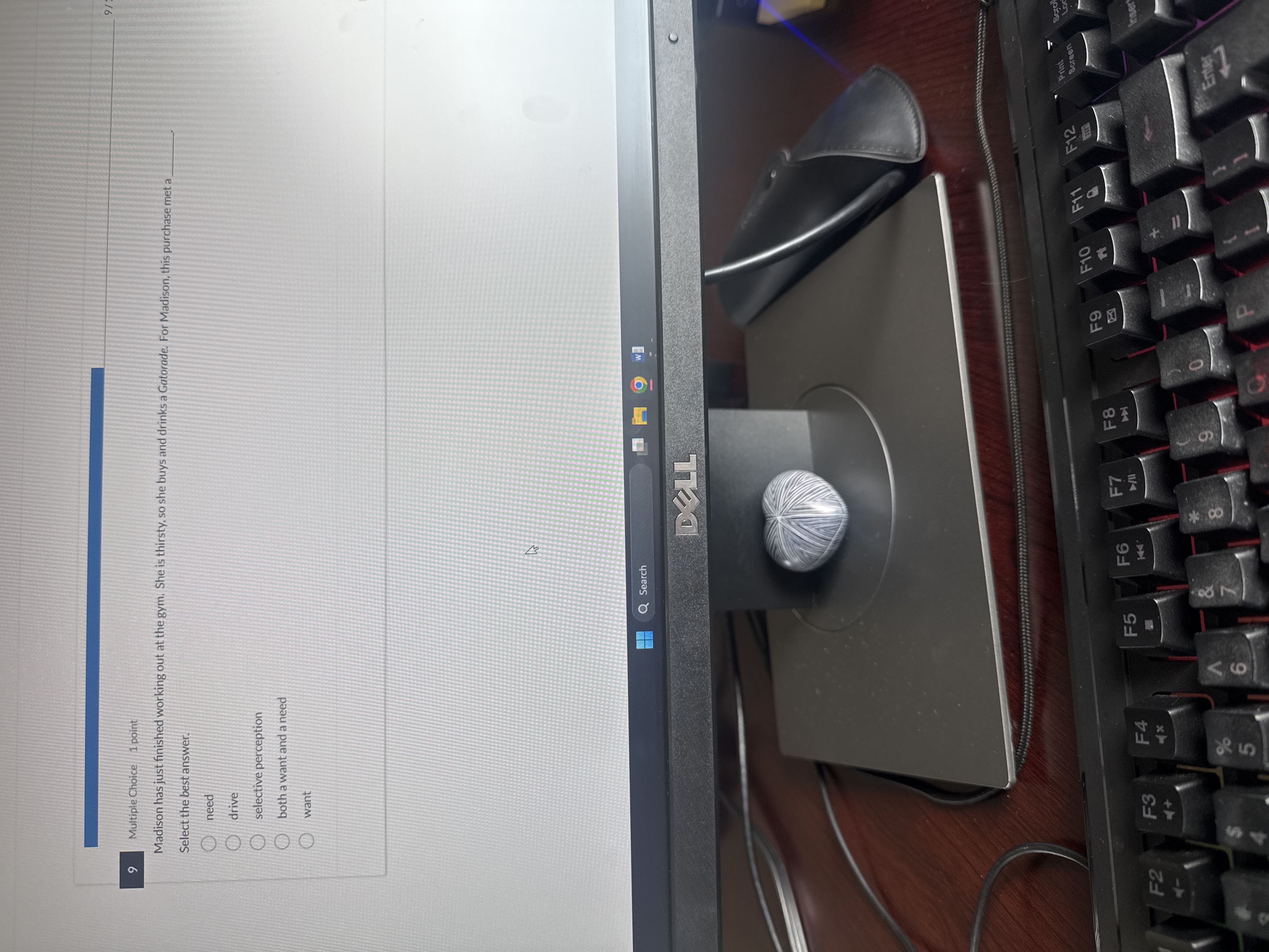 the question 9 Multiple Choice 1 point Madison