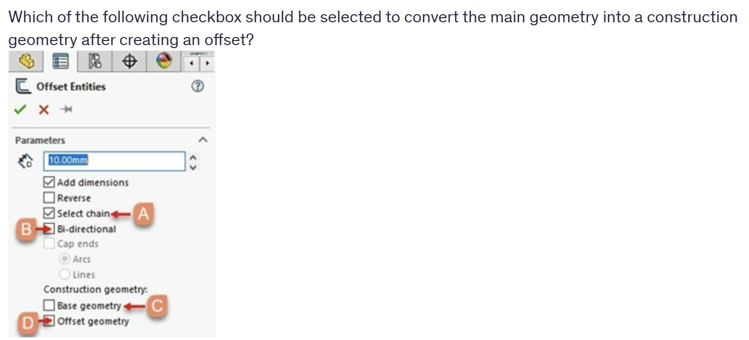 a Which of the following checkbox should be