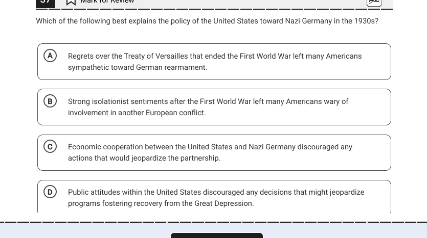 M Which of the following best explains the policy