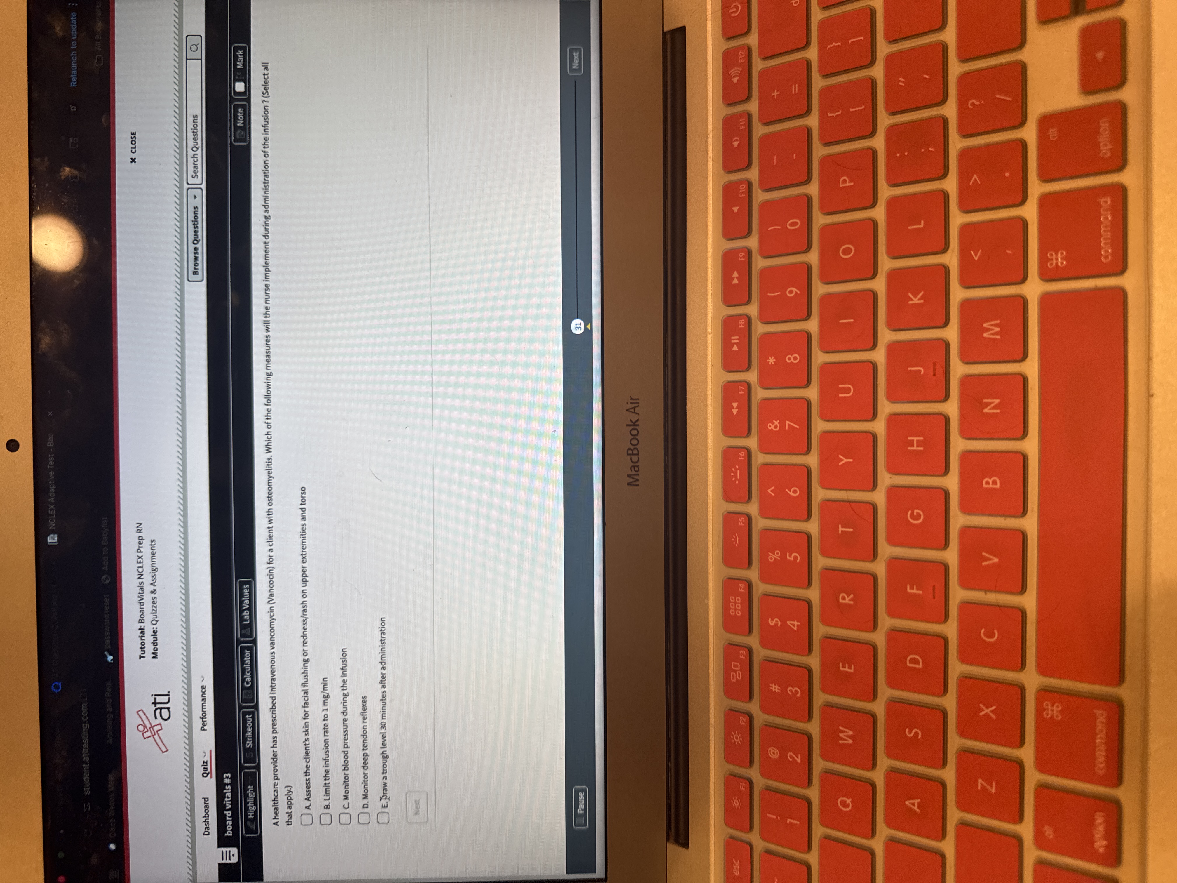 Q NCLEX Adaptive Test - Bo tudent.atitesting.com