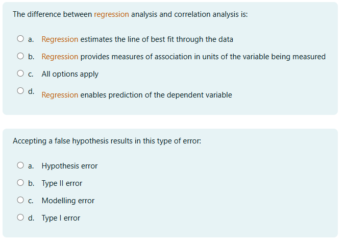 What are the answers? The difference between