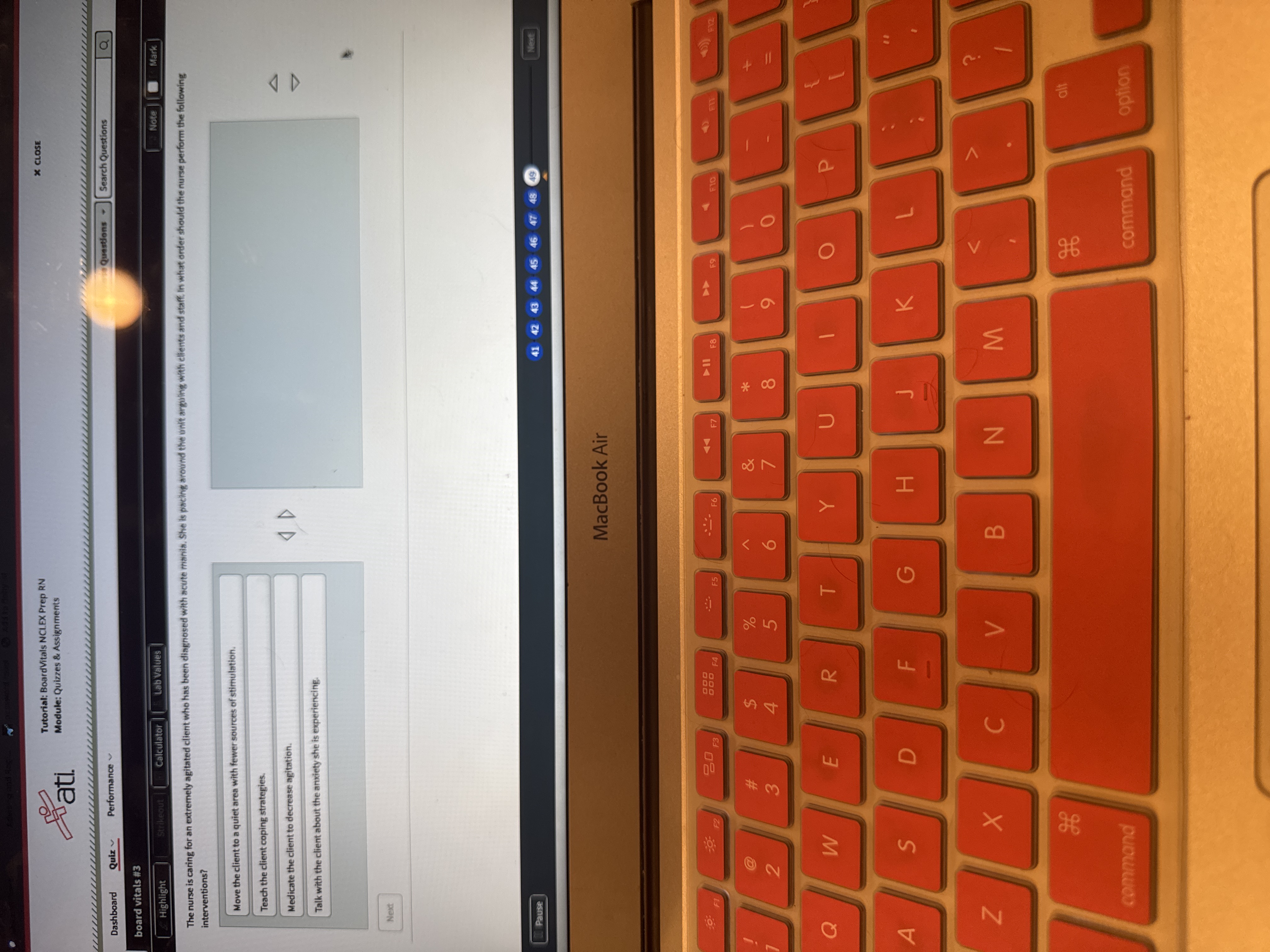 Pati. Tutorial: BoardVitals NCLEX Prep RN * CLOSE