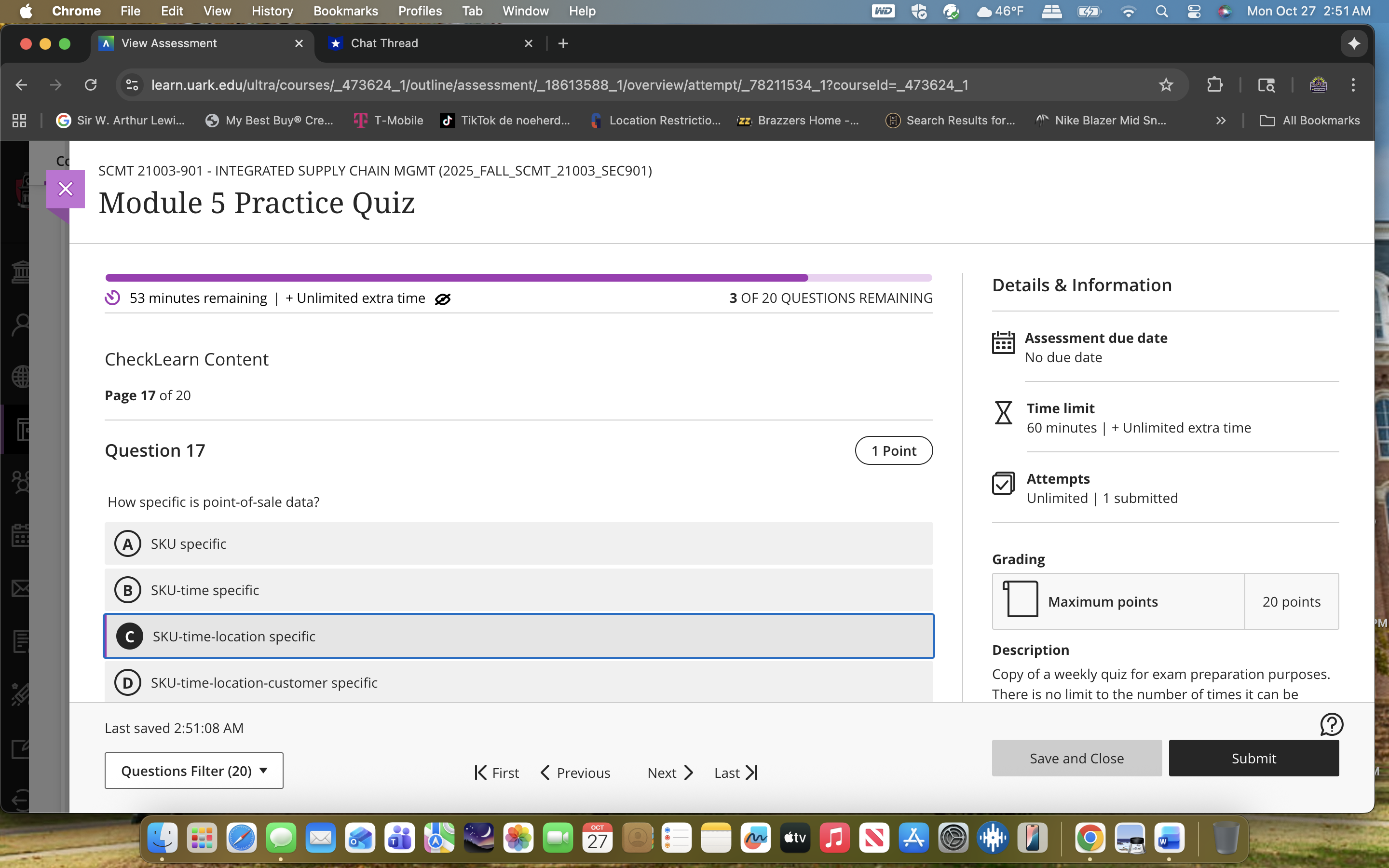 slove Chrome File Edit View History Bookmarks