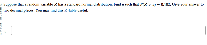 What is the answer? Suppose that a random