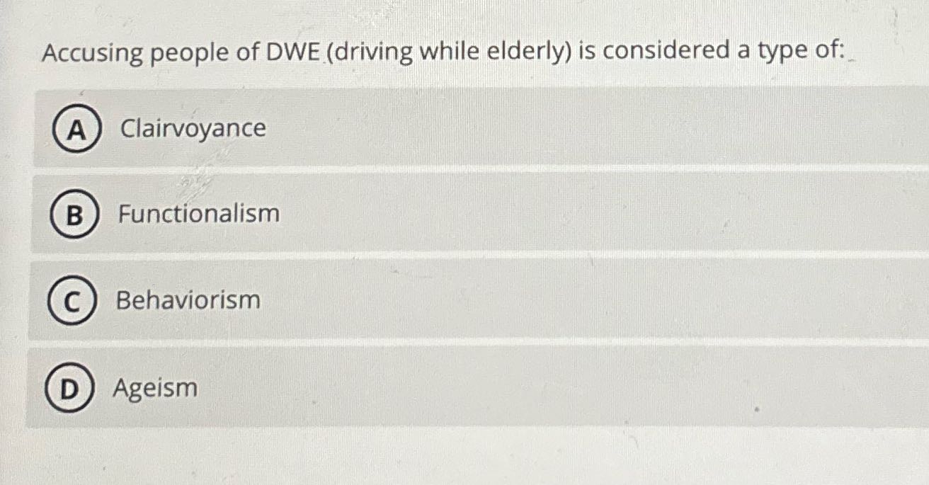 Can I have the answer please? Accusing people of