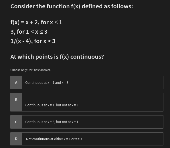 how to solve Consider the function f(x) defined