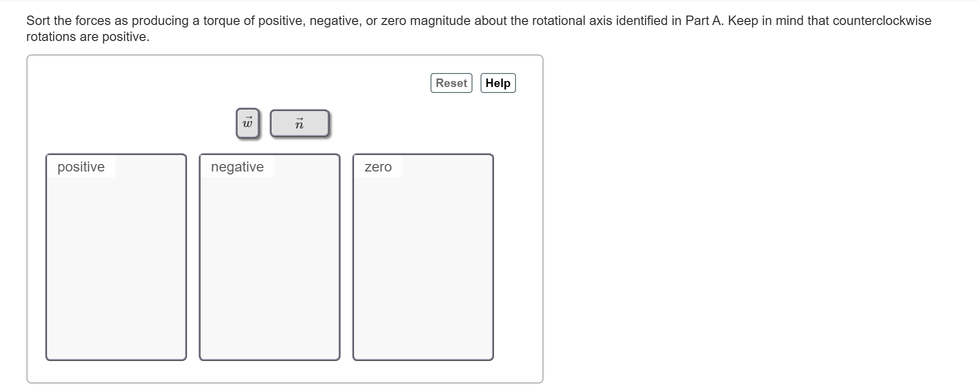 solve Sort the forces as producing a torque of