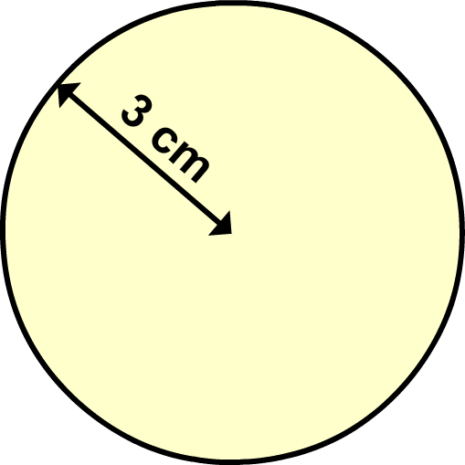 What is the accurate value of this circle's