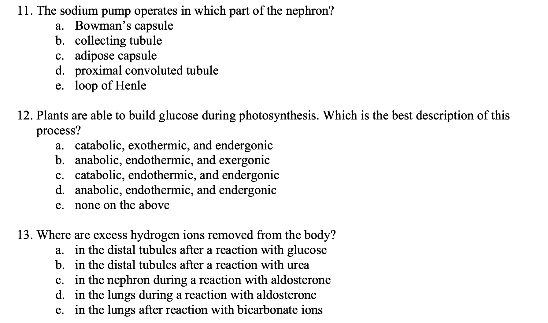 anwser these questions CORRECTLY 11. The sodium