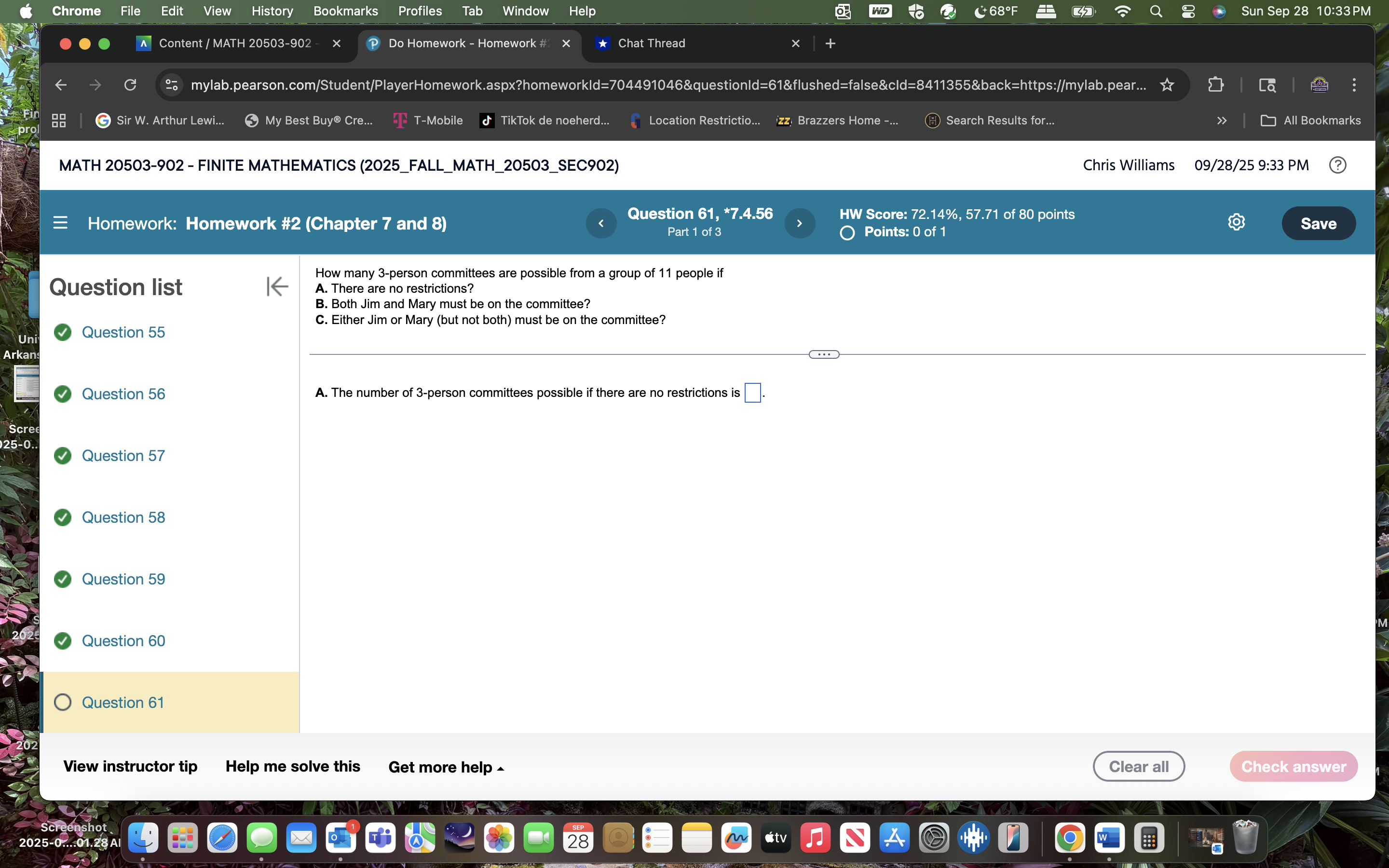 solve Chrome File Edit View History Bookmarks