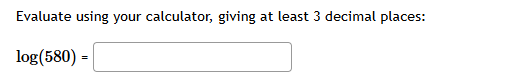 solve it Evaluate using your calculator, giving