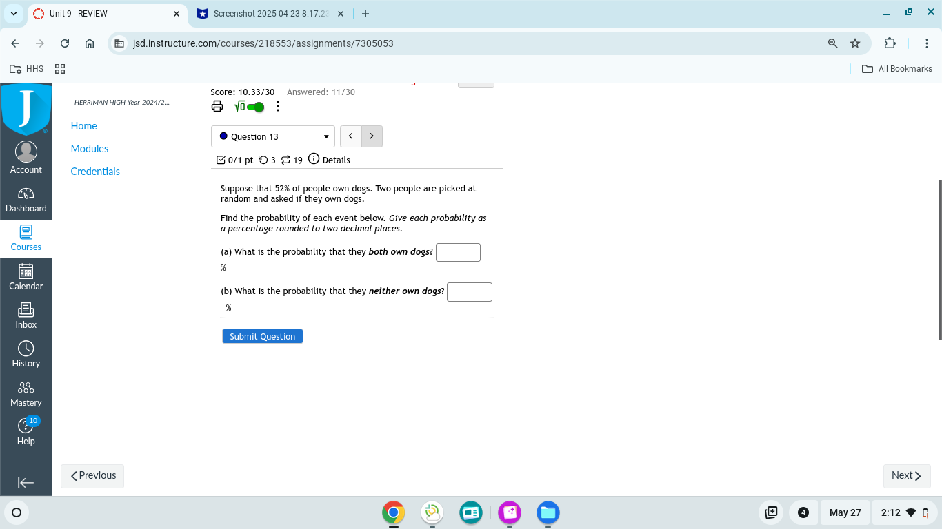 solve this Unit 9 - REVIEW X *Screenshot