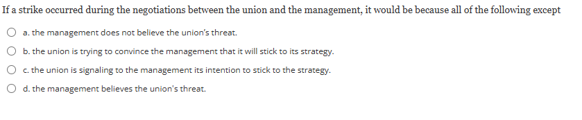 solve If a strike occurred during the