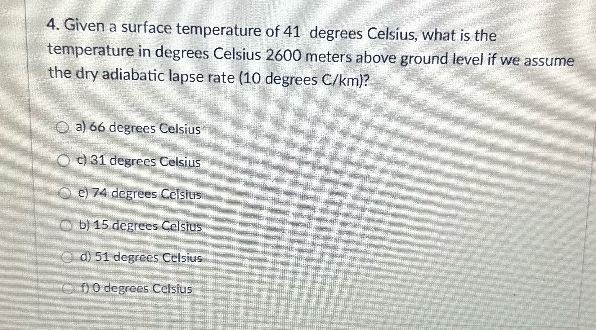 What is the answer? 4. Given a surface