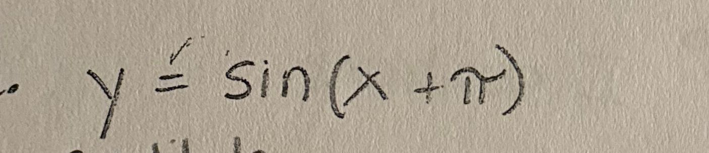 what is the amplitude, period, phase shift, and