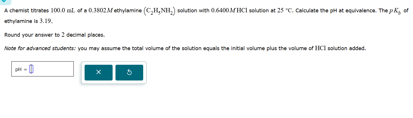 solve A chemist titrates 100.0 mL of a 0.3802M
