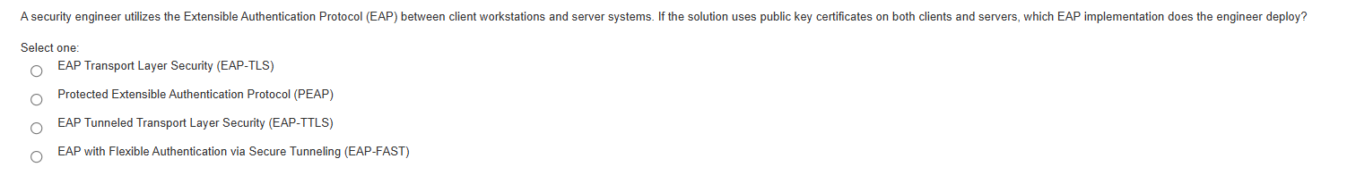 4 A security engineer utilizes the Extensible