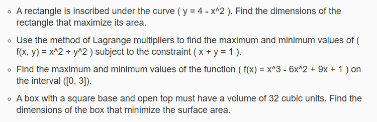 A rectangle is inscribed under the curve ( y = 4