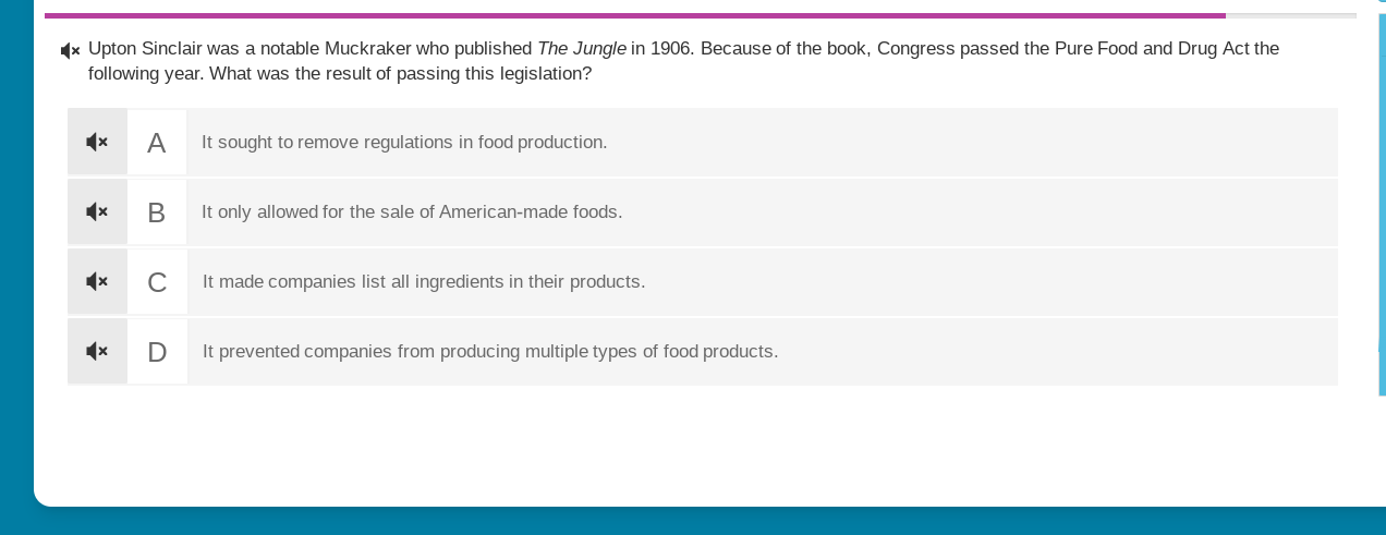 solve x Upton Sinclair was a notable Muckraker