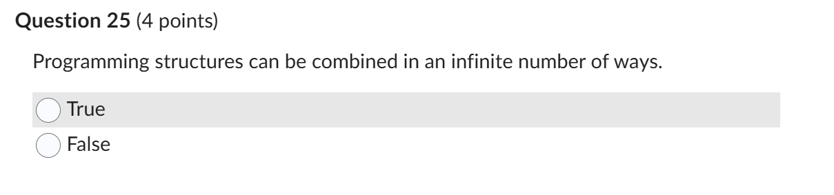 solve Question 25 (4 points) Programming