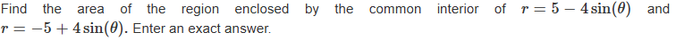 I need help solving the problem. Find the area of