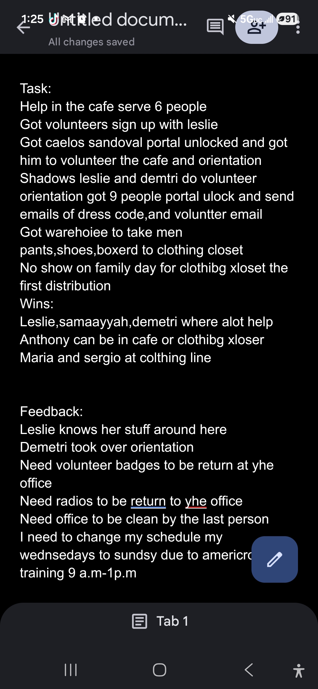 1:25 Untiled docum... 5Gy 291 All changes saved