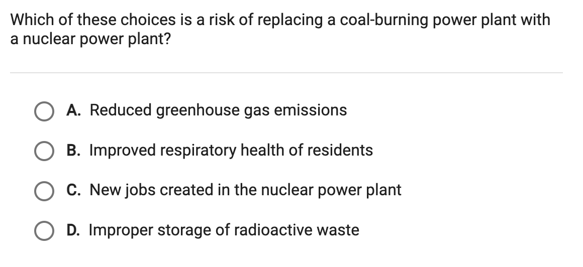 what is the correct answer? Which of these