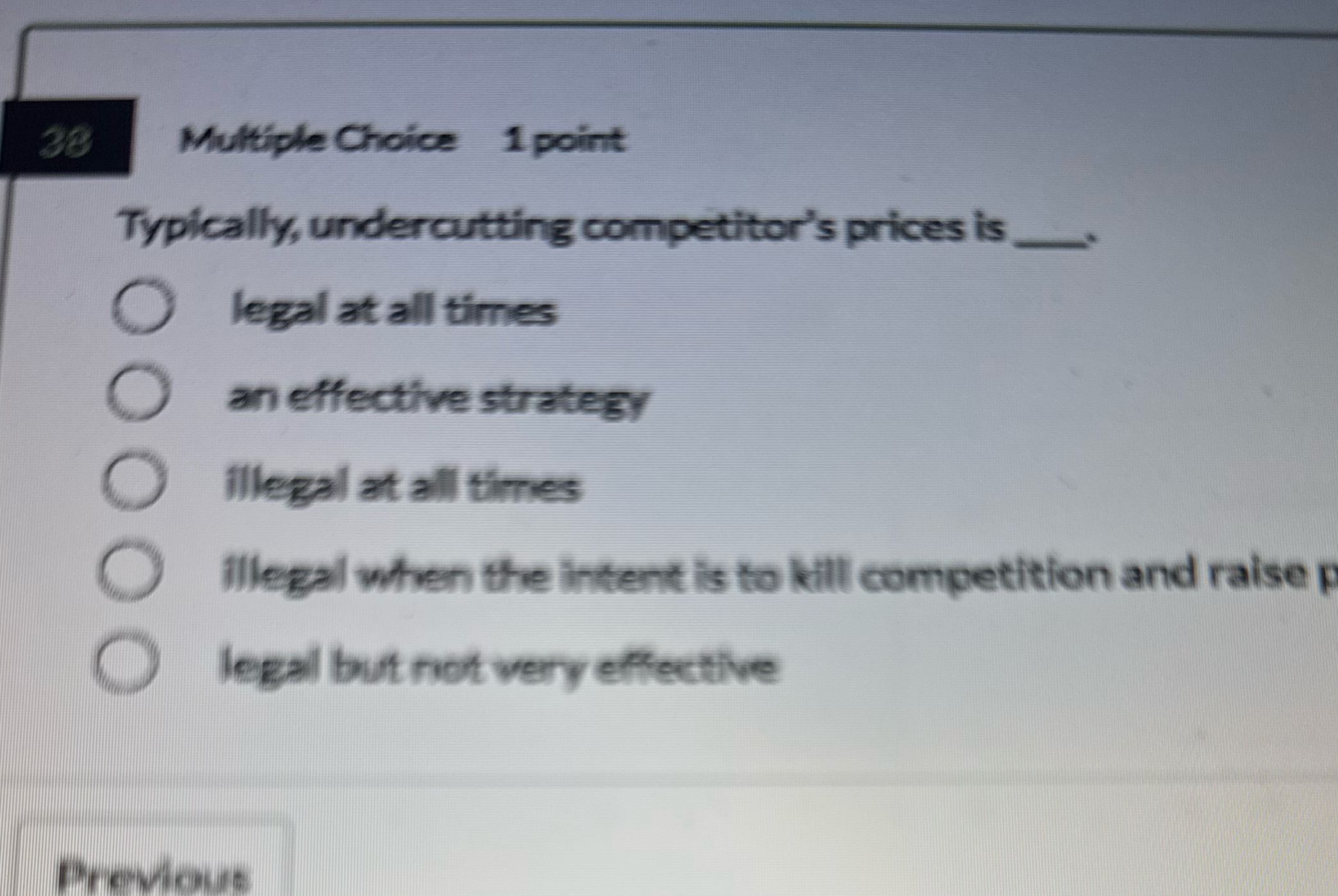 g 28 Multiple Choice 1 point Typically,