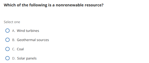 the question Which of the following is a