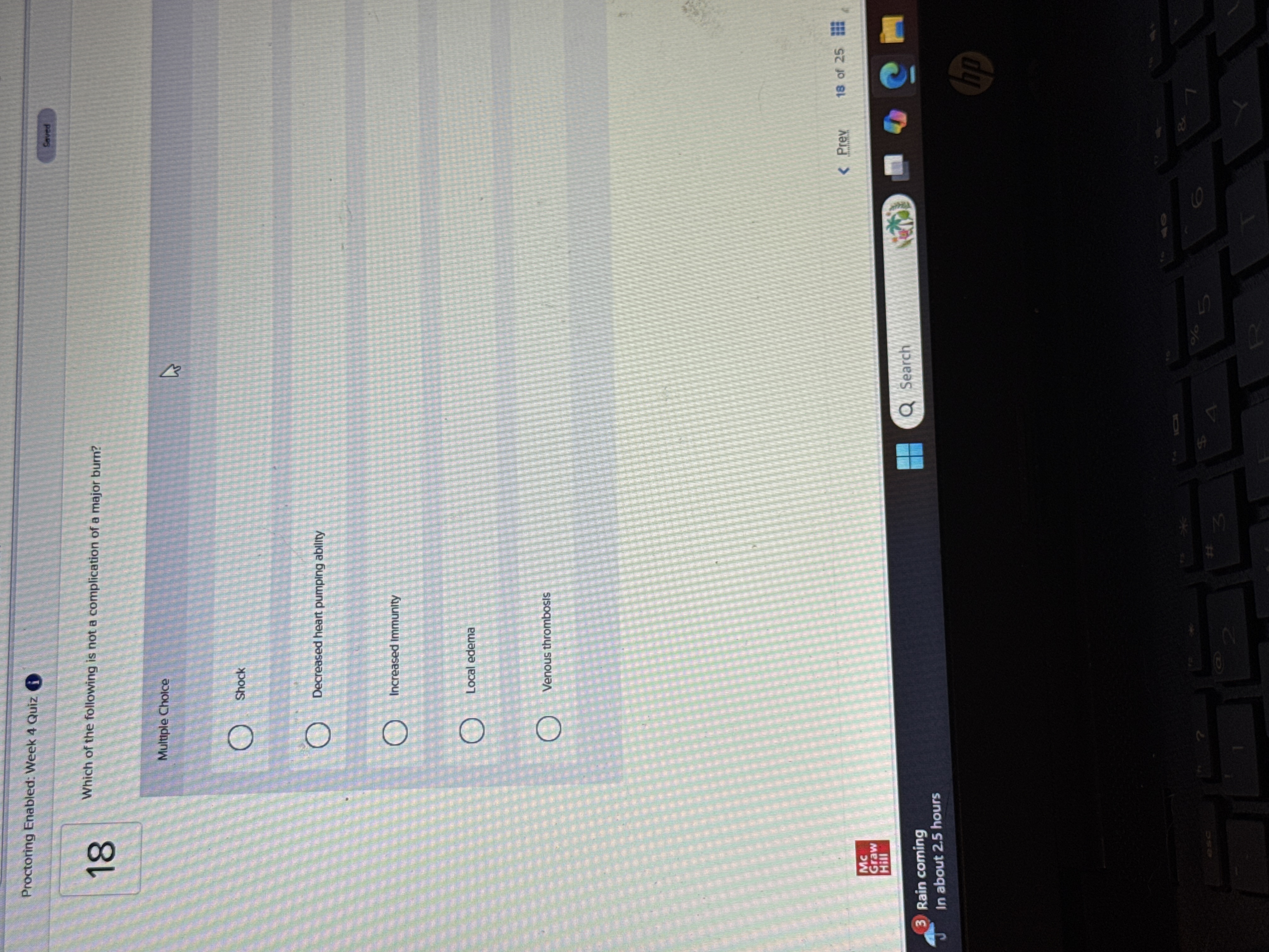 What is the correct anser Proctoring Enabled: