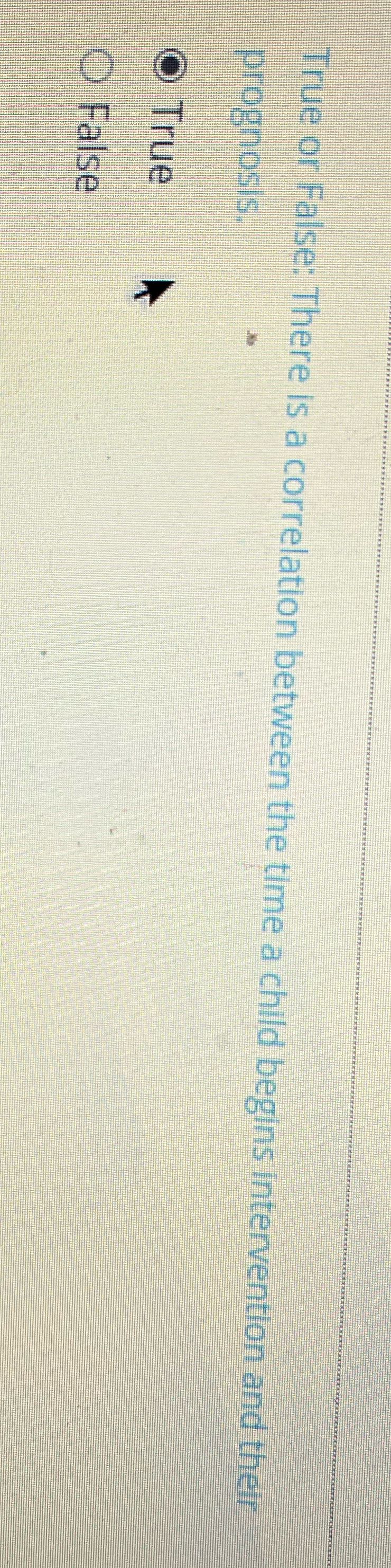 True or False: There is a correlation between the