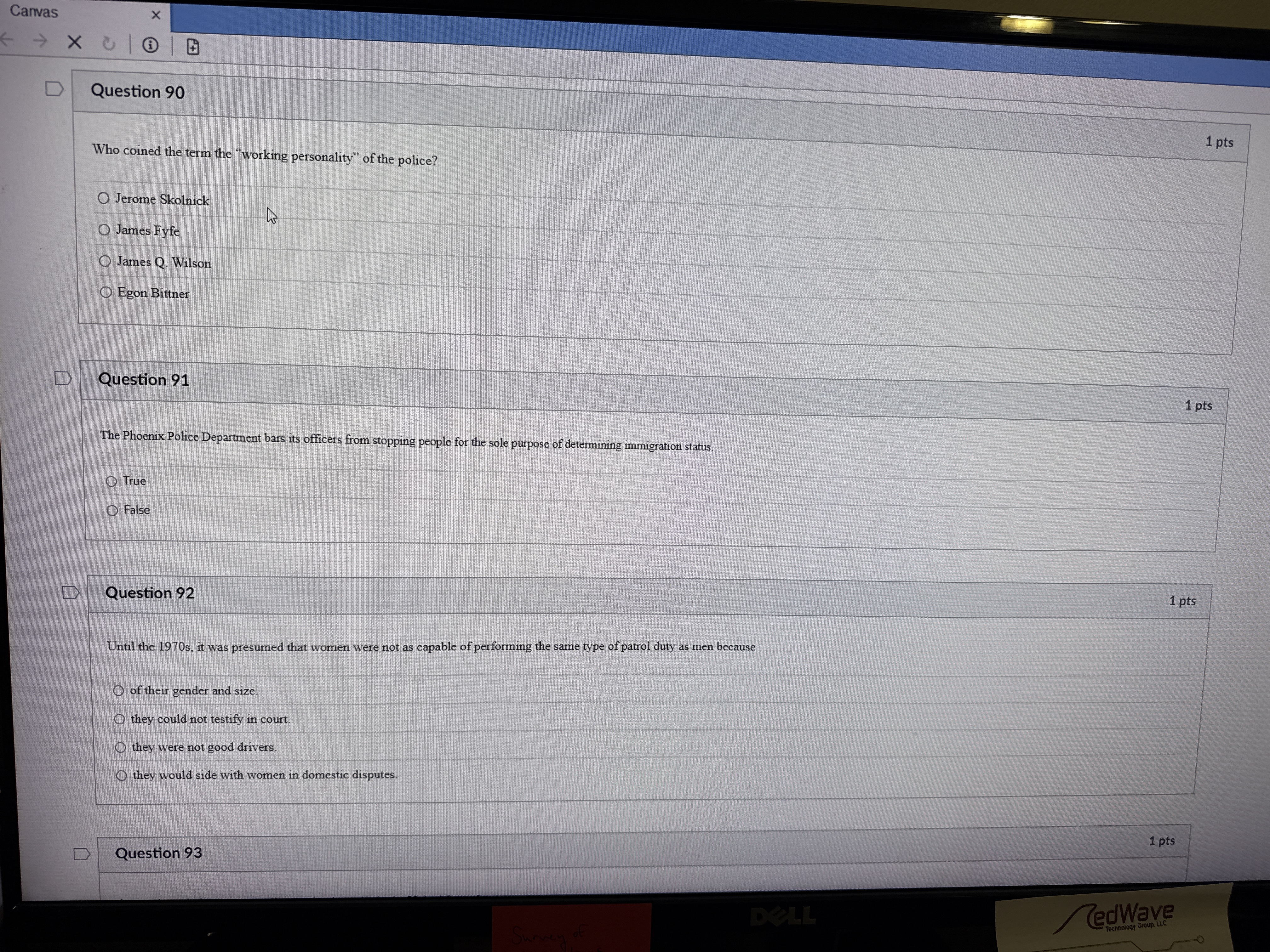 these Canvas X D Question 90 1 pts Who coined the