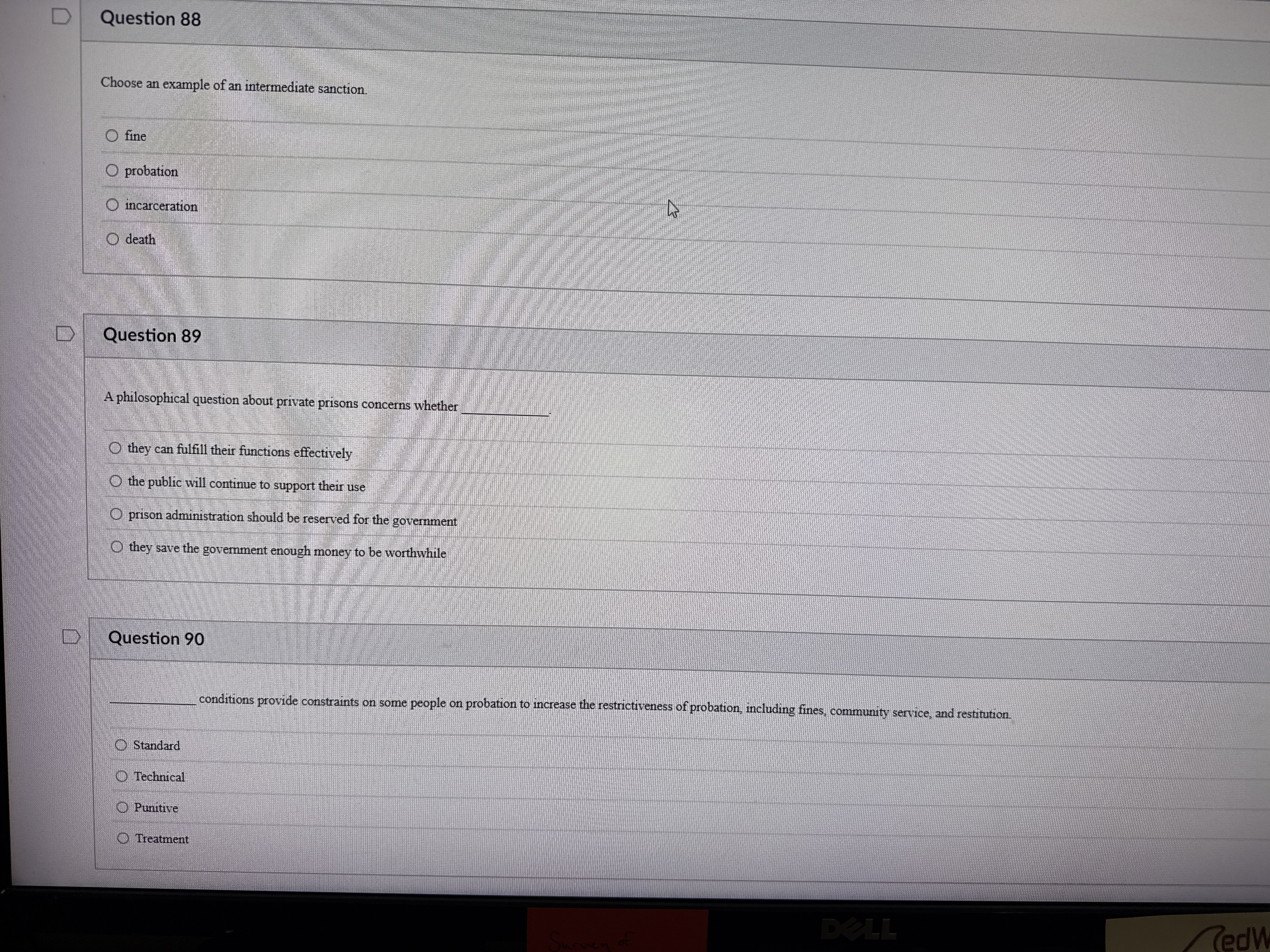 these D Question 88 Choose an example of an