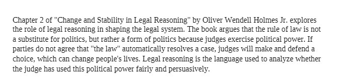 Chapter 2 of "Change and Stability in Legal