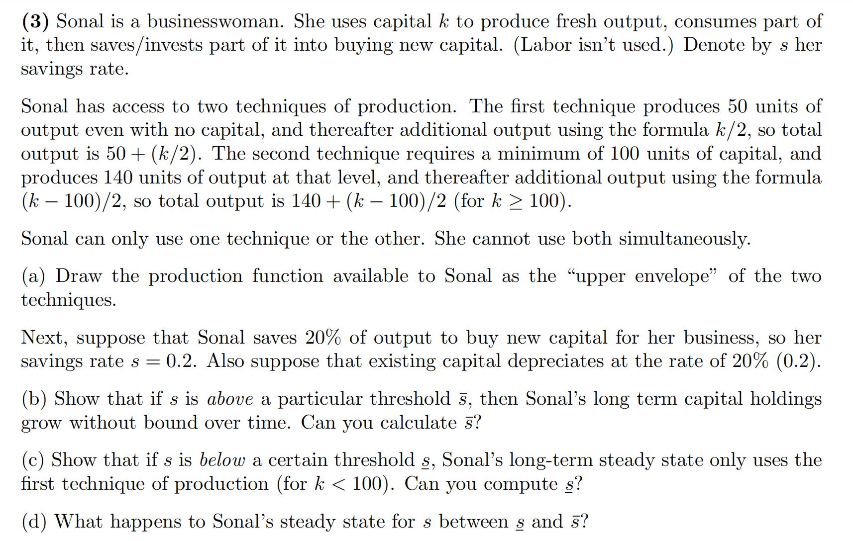 the answer of the question, with graph (3) Sonal