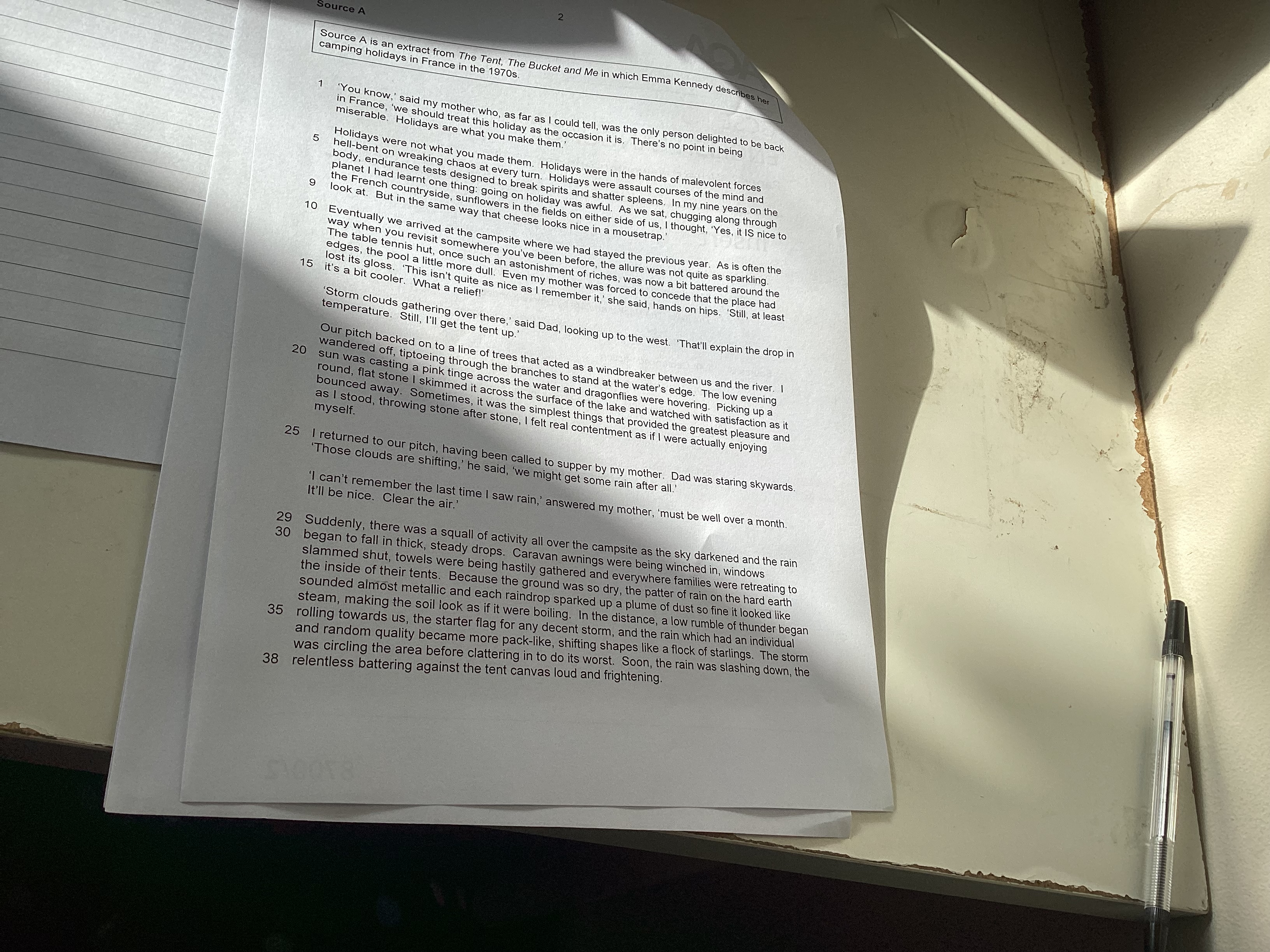 uotation and explain it pls Source A Source A is